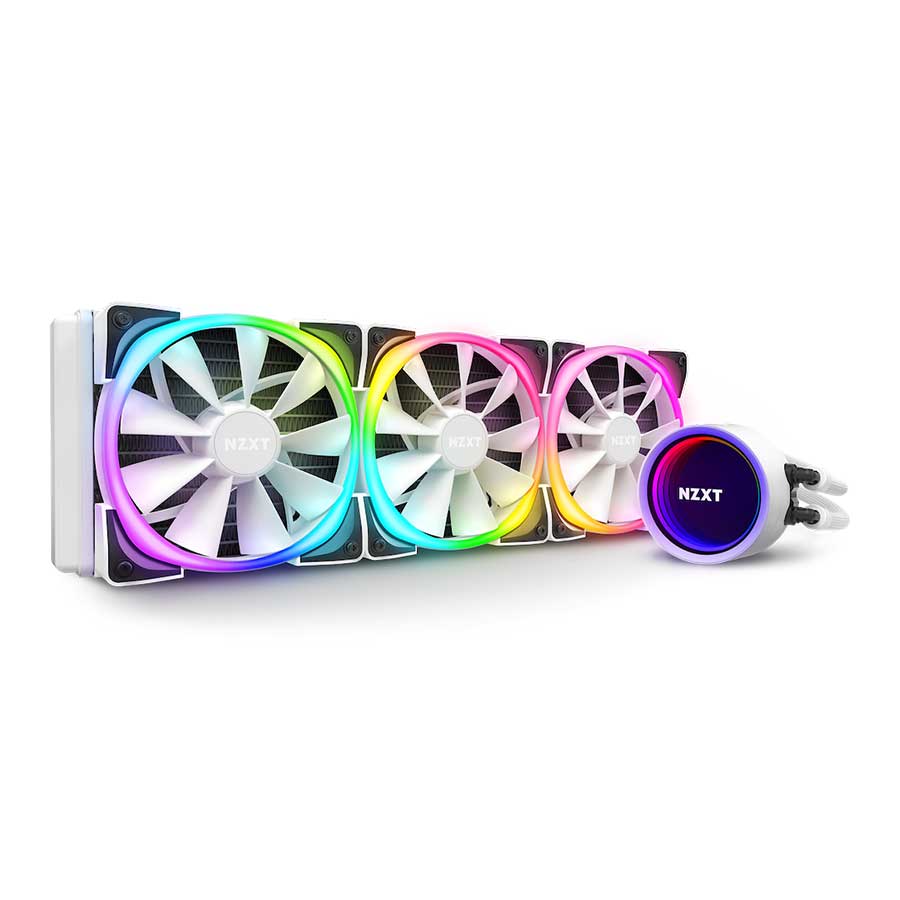 خنک کننده مایع پردازنده ان زی ایکس تی مدل Kraken X73 RGB AIO 360 White