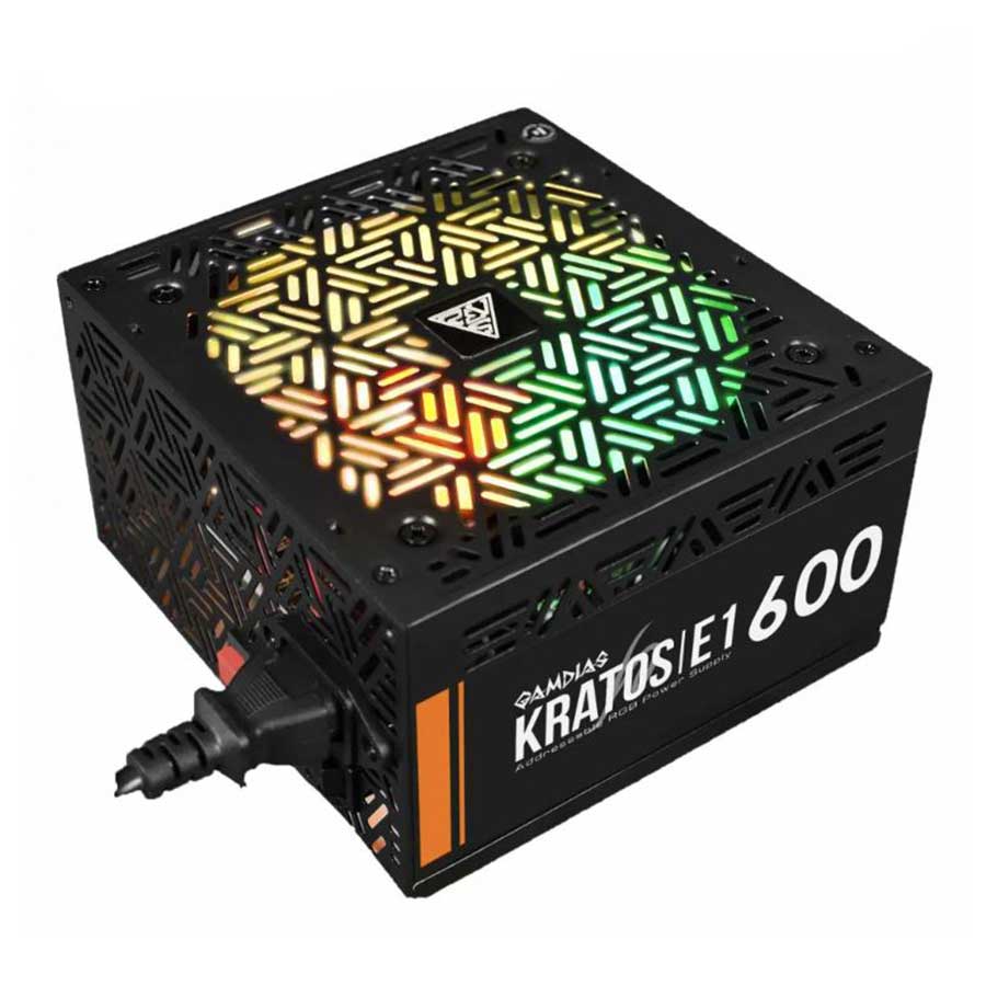 پاور کامپیوتر 600 وات گیم دیاس مدل KRATOS E1-600