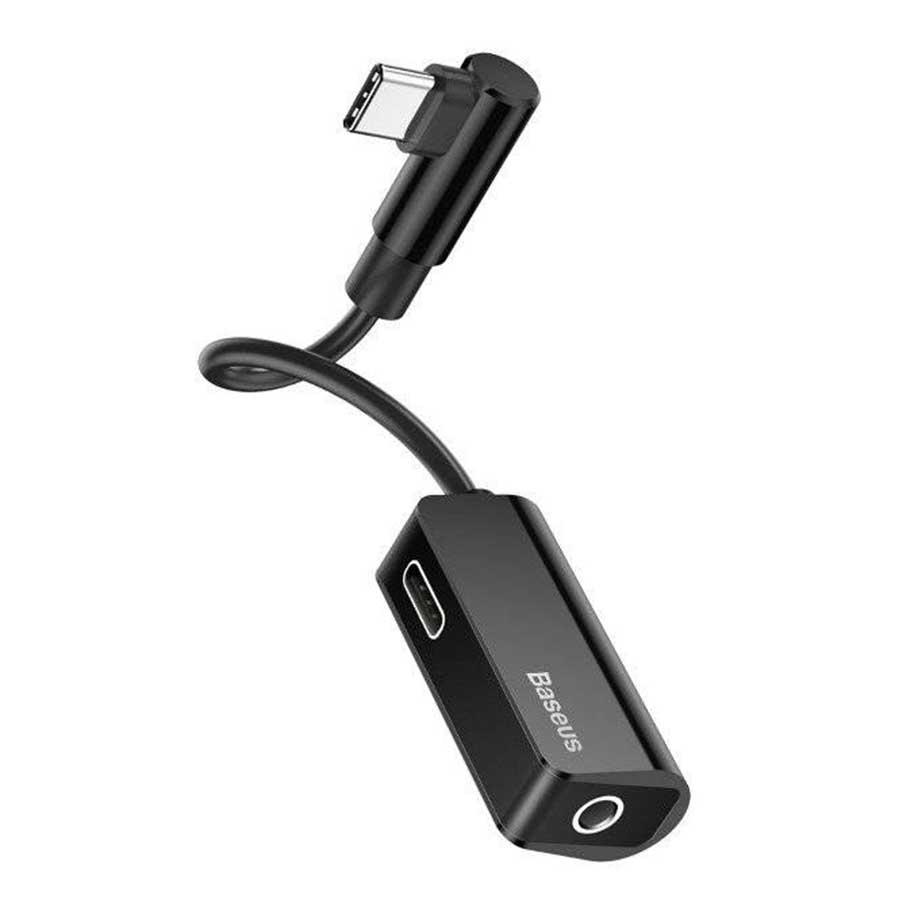 تبدیل USB-C به AUX/USB-C باسئوس مدل L41 CATL45-01