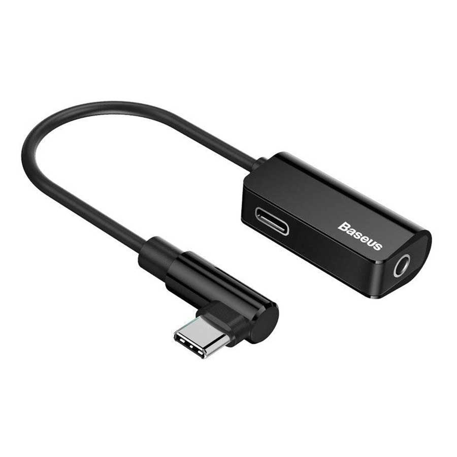 تبدیل USB-C به AUX/USB-C باسئوس مدل L41 CATL45-01