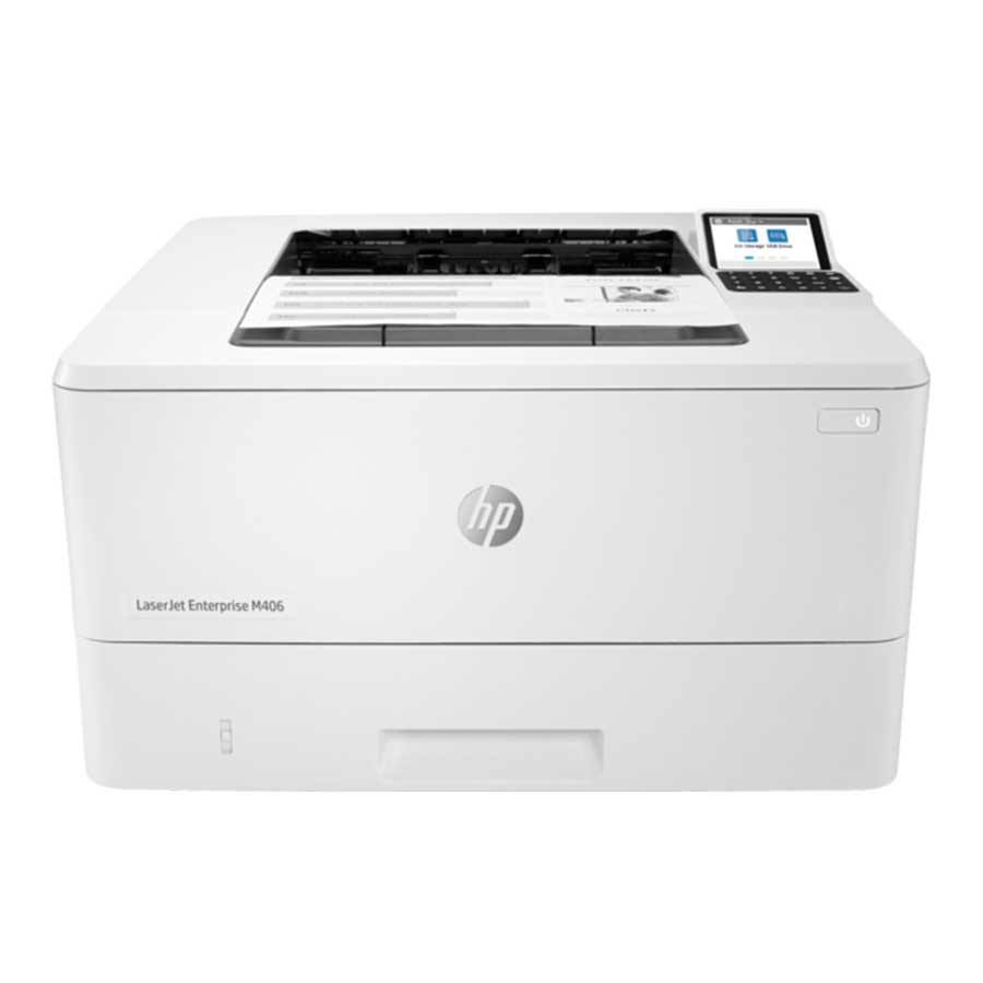 پرینتر سیاه و سفید اچ پی مدل LaserJet Enterprise M406dn