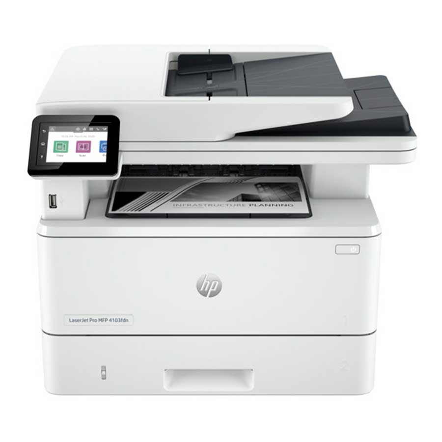 پرینتر سیاه و سفید 4 کاره لیزری اچ پی مدل LaserJet Pro 4103fdn