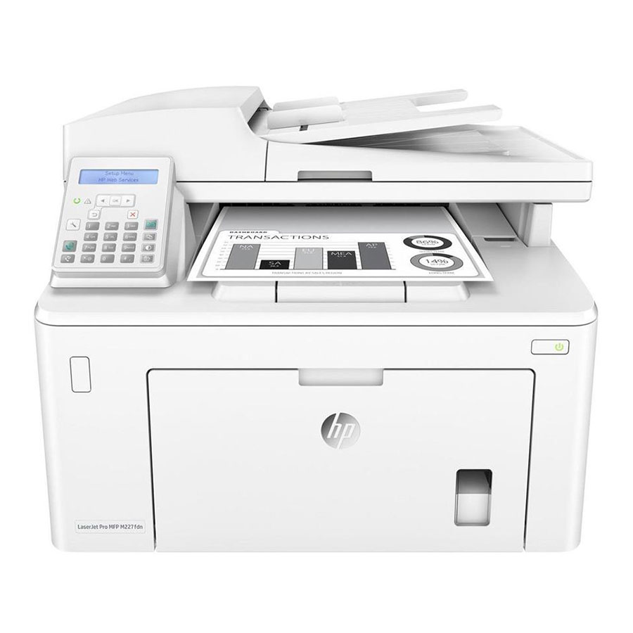 پرینتر سیاه و سفید اچ پی مدل LaserJet Pro MFP M227fdn