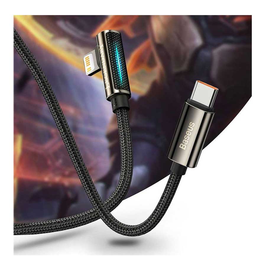 کابل تبدیل 2 متری USB-C به لایتنینگ باسئوس Legend Mobile Game Elbow CATLCS-A01
