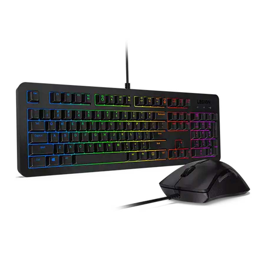 کیبورد و ماوس گیمینگ باسیم لنوو مدل Legion KM300 RGB GX30Z21582