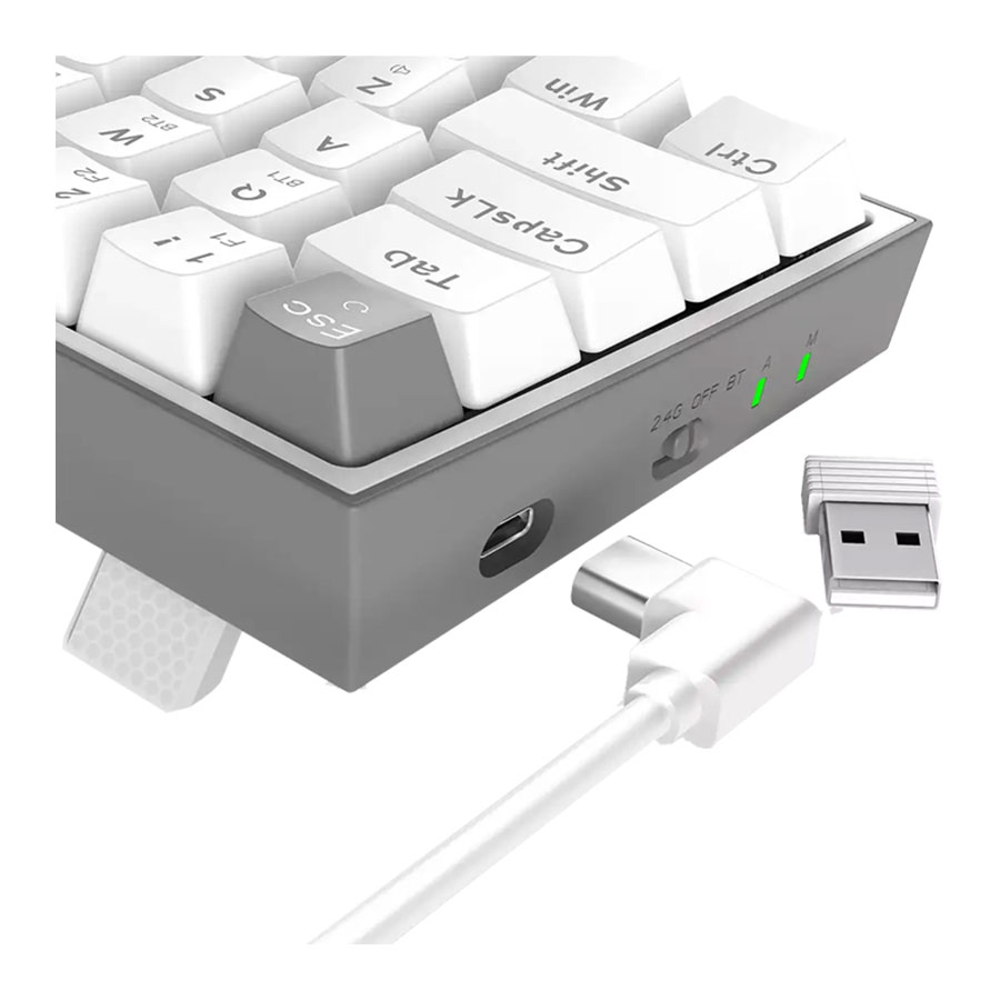 کیبورد گیمینگ بی‌سیم ردراگون مدل LENA PRO K705 RGB