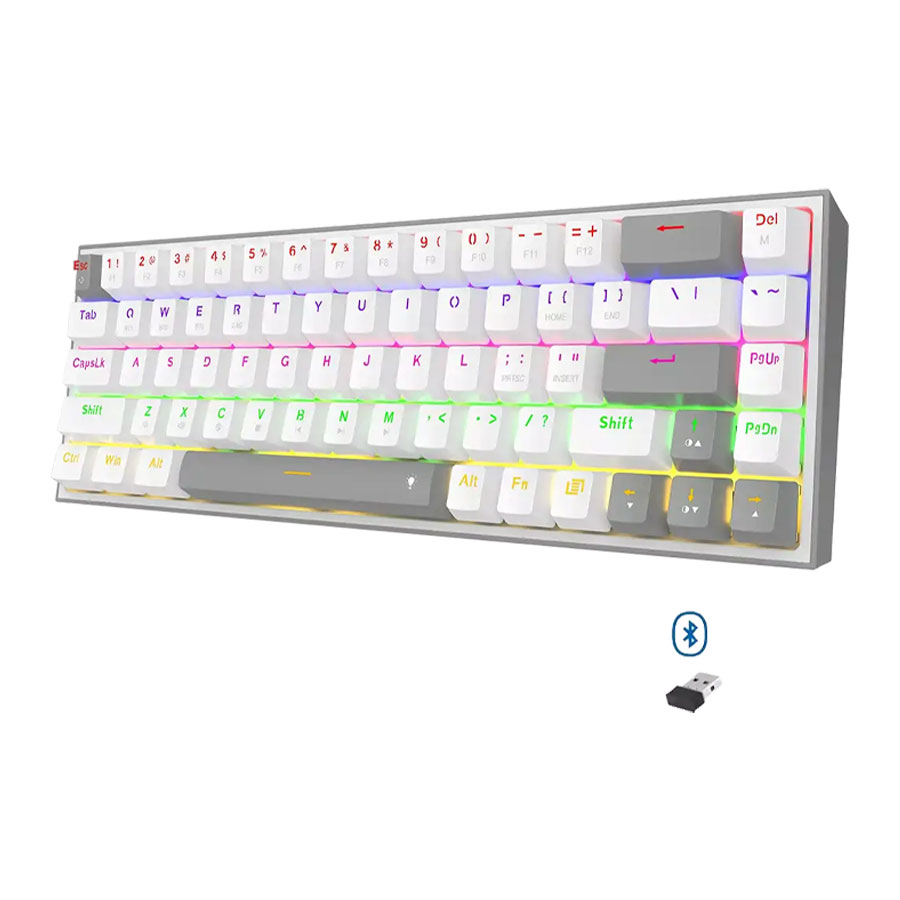 کیبورد گیمینگ بی‌سیم ردراگون مدل LENA PRO K705 RGB