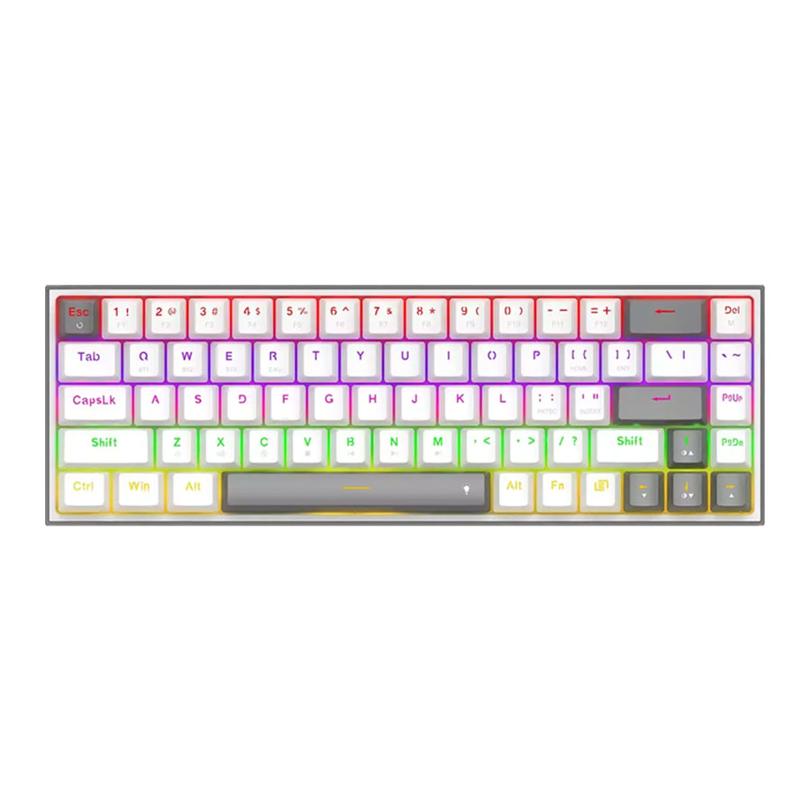 کیبورد گیمینگ بی‌سیم ردراگون مدل LENA PRO K705 RGB