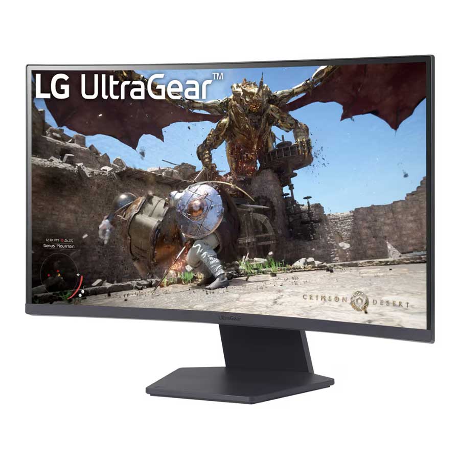 مانیتور خمیده گیمینگ 27 اینچ ال جی مدل UltraGear 27GS60QN-B
