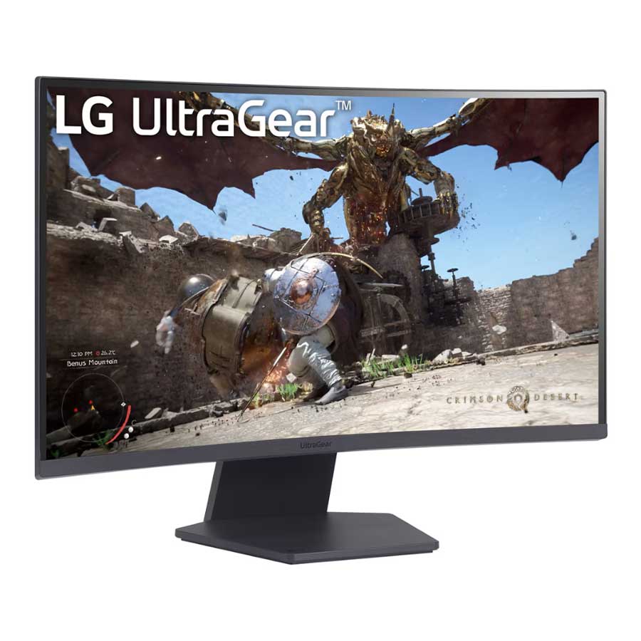 مانیتور خمیده گیمینگ 27 اینچ ال جی مدل UltraGear 27GS60QN-B