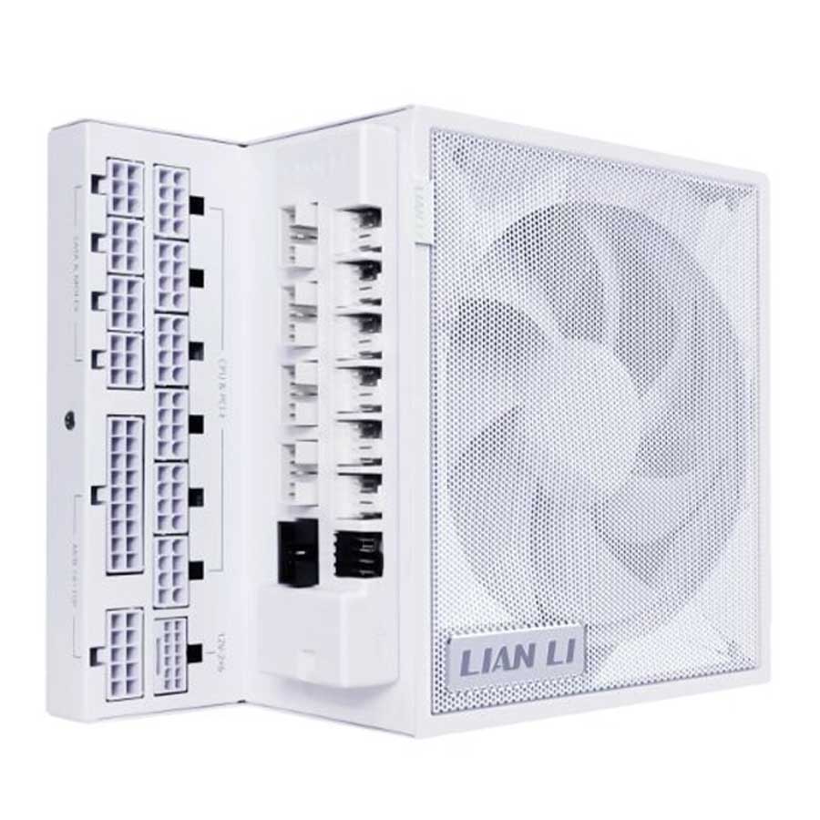 پاور کامپیوتر 1000 وات تمام ماژولار لیان لی مدل EDGE GOLD White