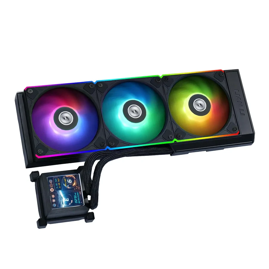 Lian Li HydroShift LCD 360R Black ARGB CPU Liquid Cooler خنک کننده مایع پردازنده لیان لی