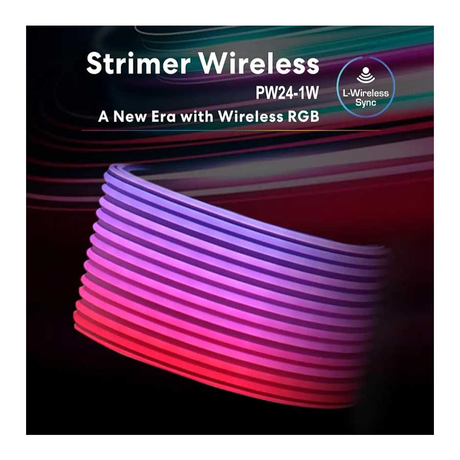 کابل اسلیو لیان لی مدل Strimer Wireless 24-pin RGB