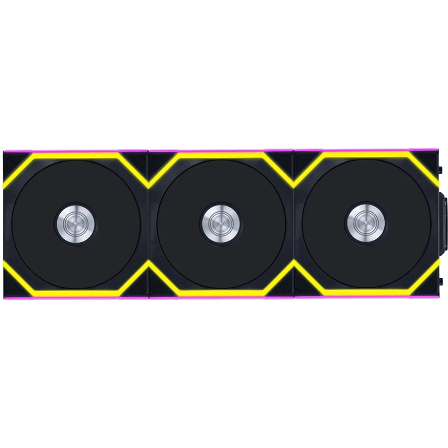 فن خنک کننده کیس لیان لی مدل Uni Fan SL120 Reverse Blade Wireless 3 in 1 ARGB Black