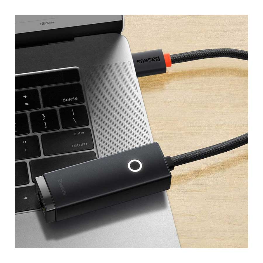 کارت شبکه USB-C باسئوس مدل Lite WKQX000201