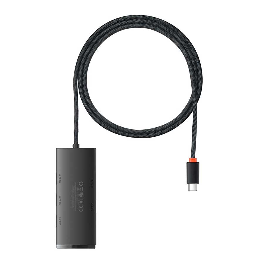 هاب USB-C چهار پورت باسئوس مدل Lite WKQX030401