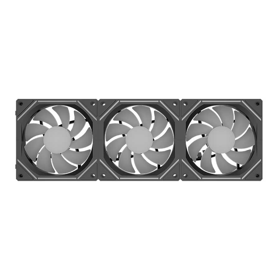 فن خنک کننده کیس لاجی کی مدل F443RE ARGB Black 3-in-1