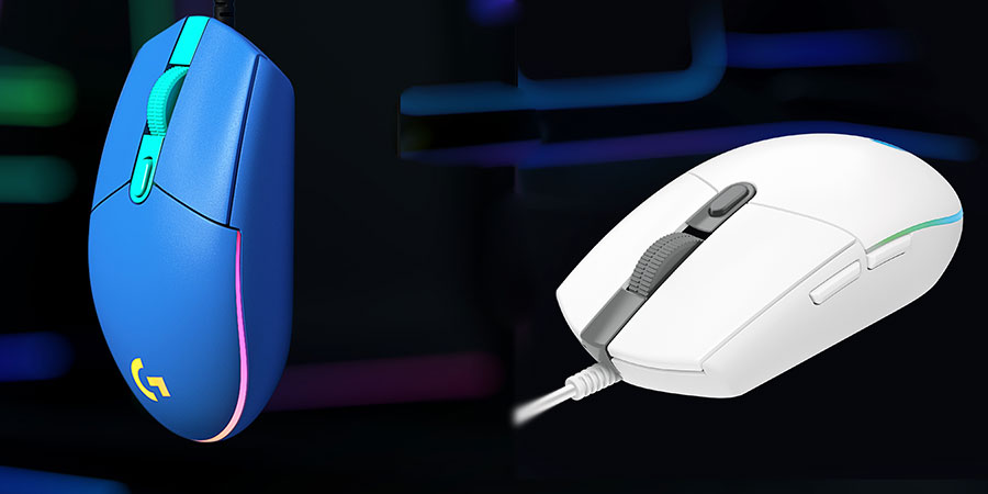 ماوس گیمینگ دخترانه آبی لاجیتک مدل G203