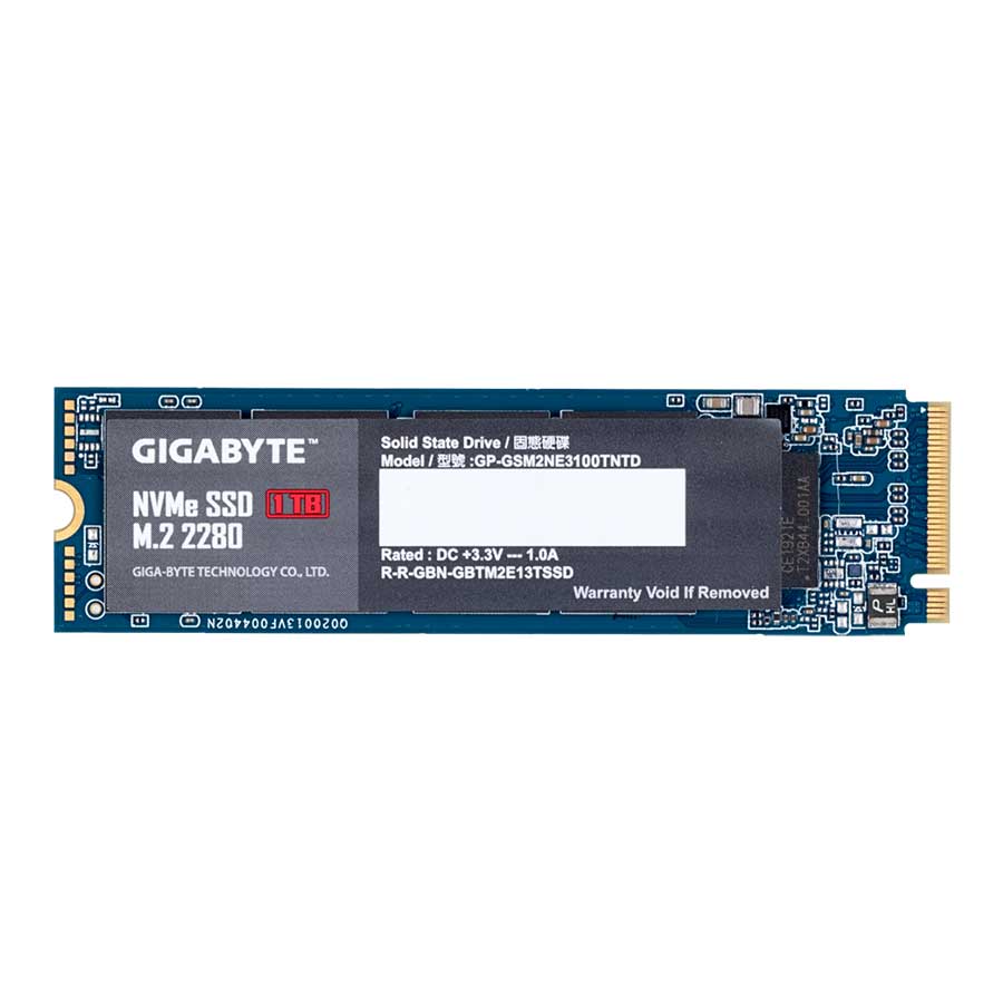 اس اس دی گیگابایت مدل M.2 PCIe NVME ظرفیت 1 ترابایت