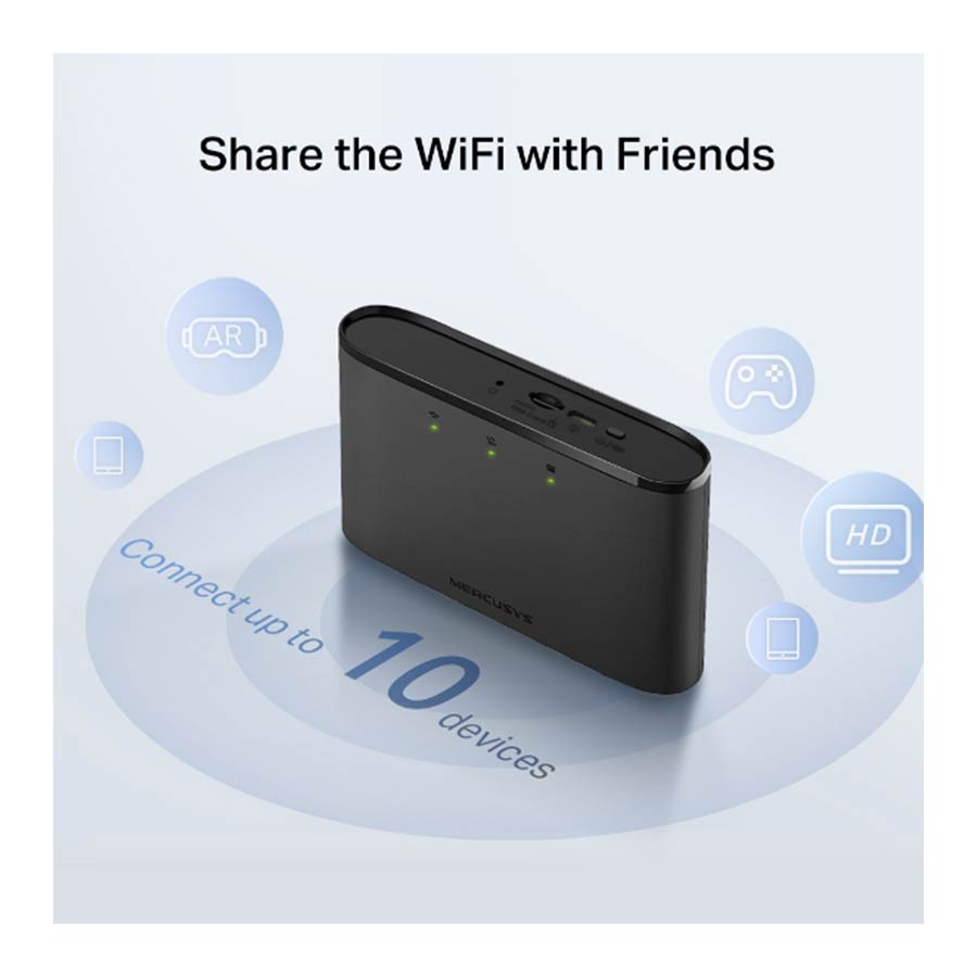 مودم روتر 4G LTE بی‌سیم و قابل حمل مرکوسیس مدل MT110