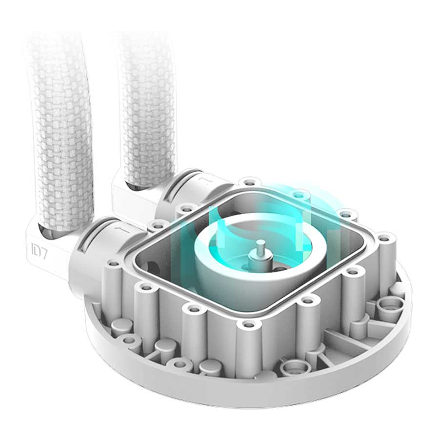خنک کننده مایع پردازنده کولرمستر مدل MASTERLIQUID PL360 FLUX WHITE EDITION