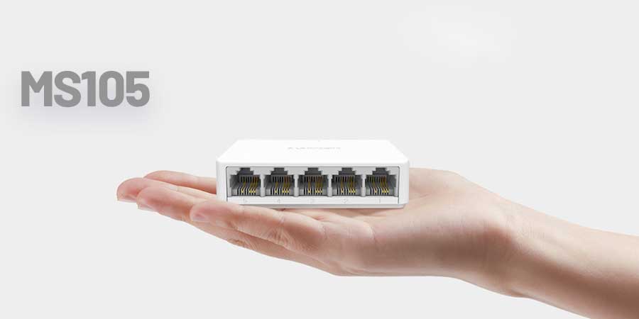 سوییچ 5 پورت مگابیت مرکوسیس مدل MS105