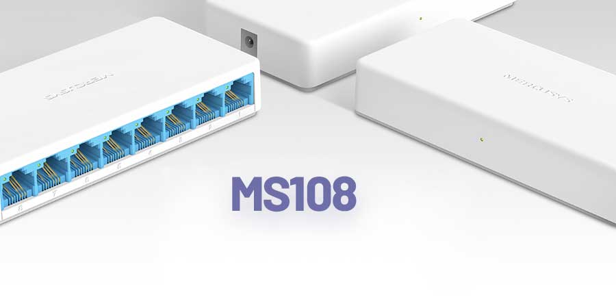 سوییچ 8 پورت مگابیت مرکوسیس مدل MS108