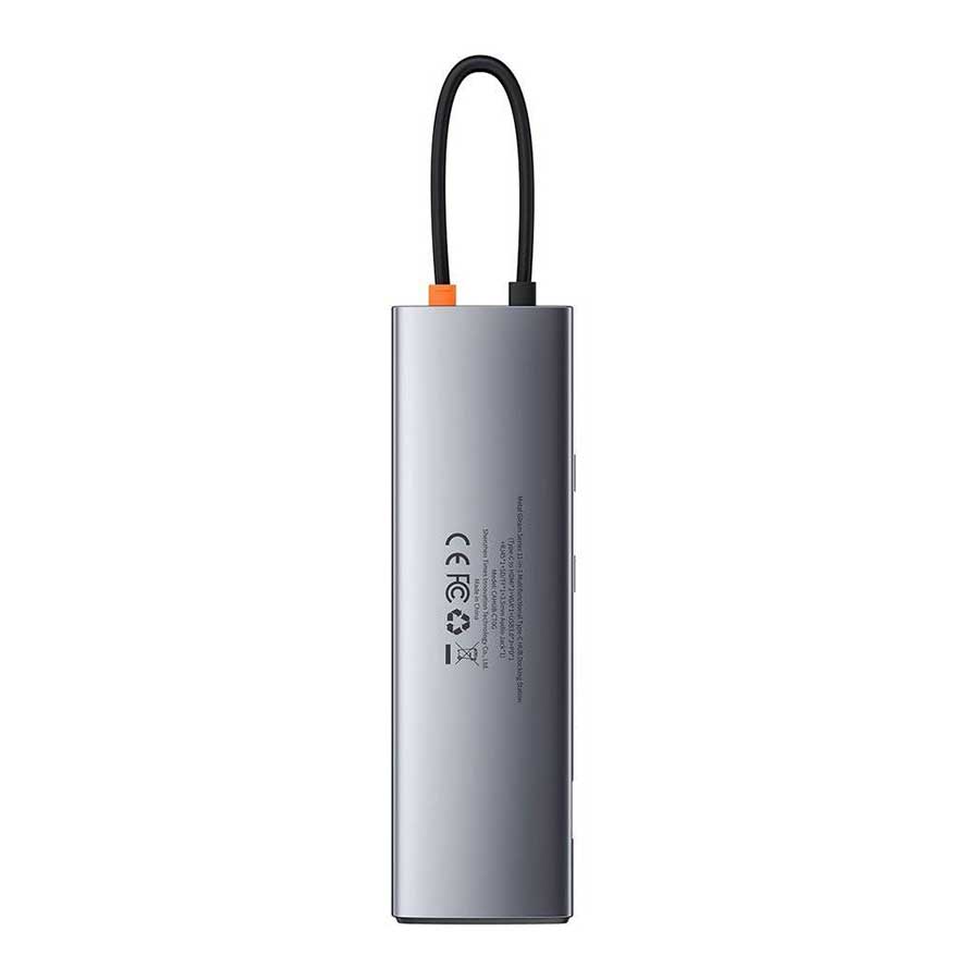 هاب USB-C یازده پورت باسئوس مدل Metal Gleam CAHUB-CT0G