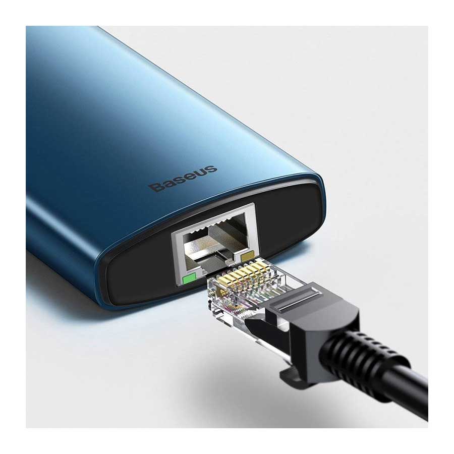 هاب USB-C شش پورت باسئوس مدل Metal Gleam WKWG000003