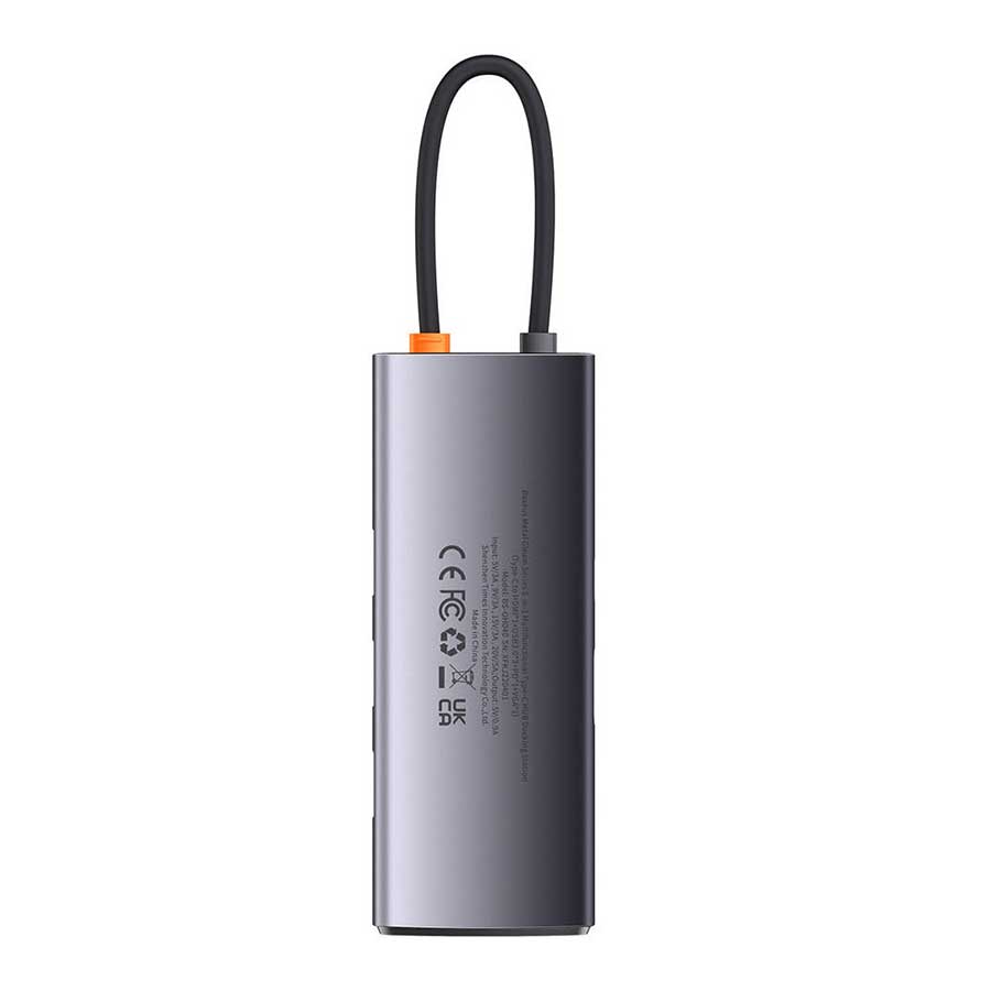 هاب USB-C شش پورت باسئوس مدل Metal Gleam WKWG030013