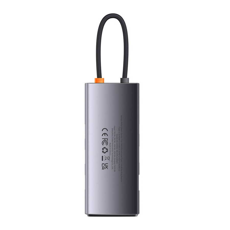 هاب USB-C هفت پورت باسئوس مدل Metal Gleam WKWG040013