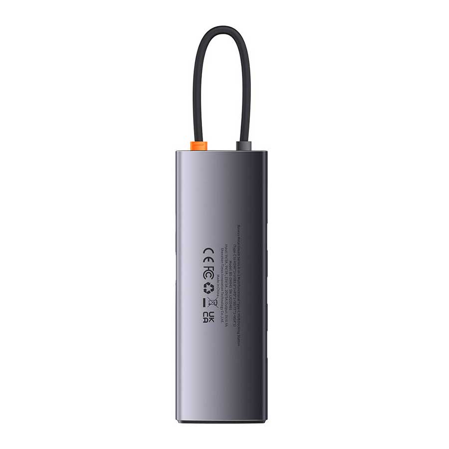 هاب USB-C هشت پورت باسئوس مدل Metal Gleam WKWG050013