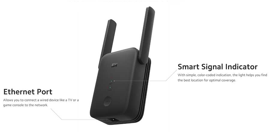 مشخصات ظاهری Mi WiFi
