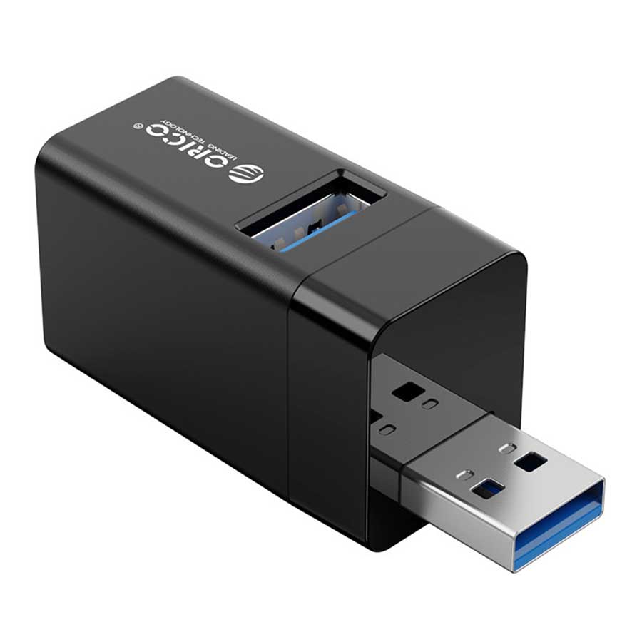 هاب USB 3.0 سه پورت اوریکو مدل MINI-U32L-BK-BP