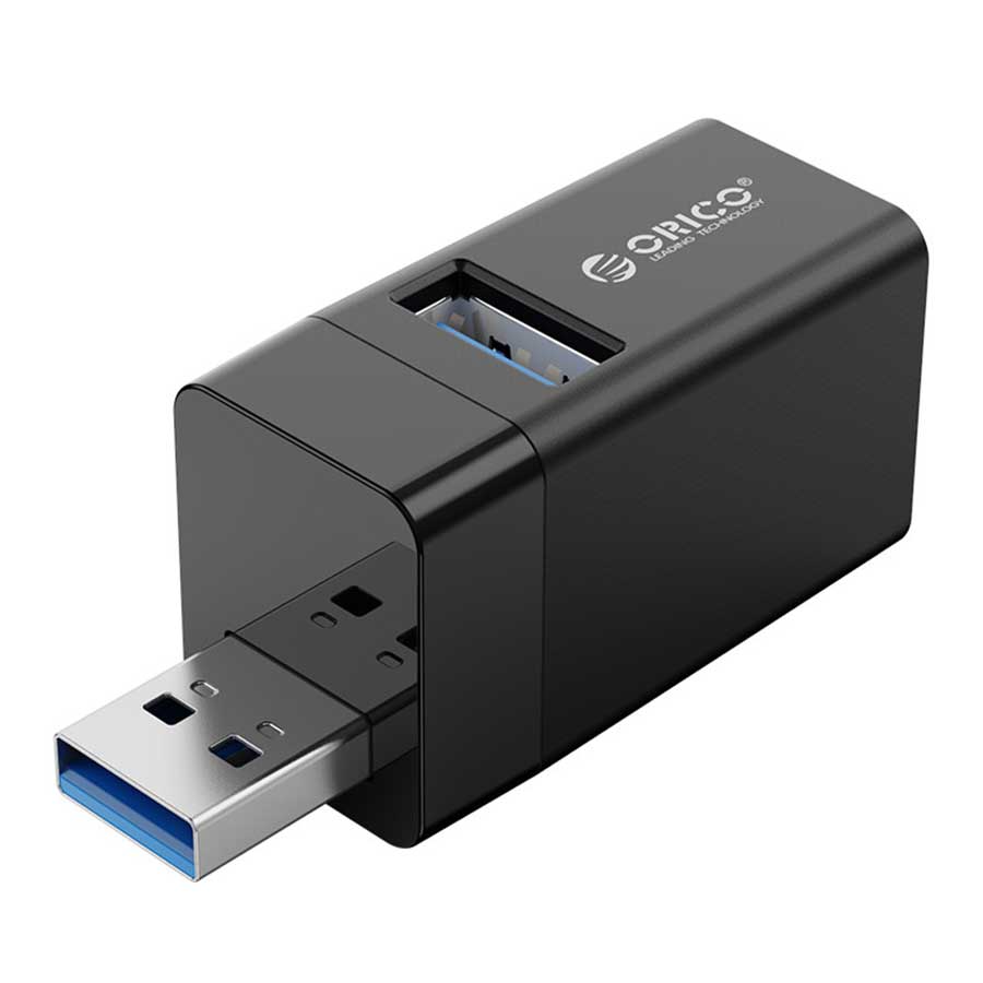 هاب USB 3.0 سه پورت اوریکو مدل MINI-U32L-BK-BP