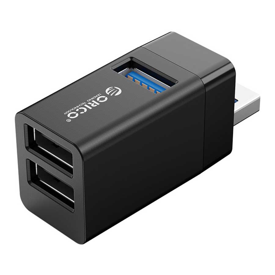 هاب USB 3.0 سه پورت اوریکو مدل MINI-U32L-BK-BP