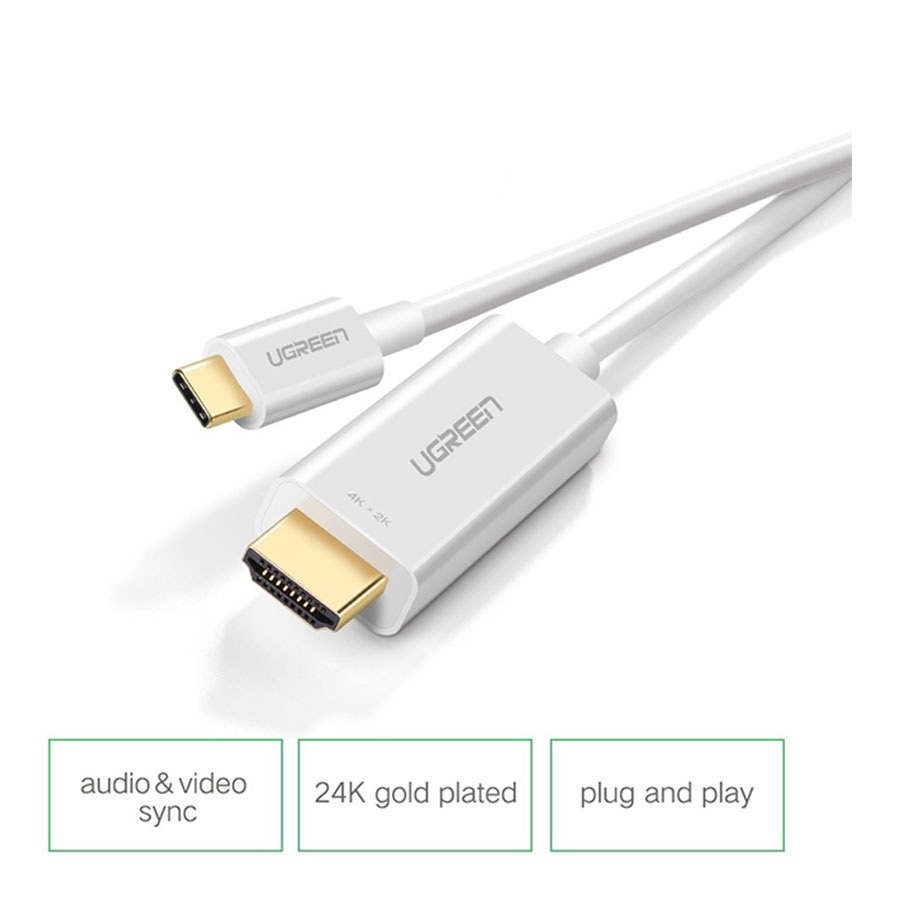 کابل 1.5 متری تبدیل USB-C به HDMI یوگرین مدل MM121