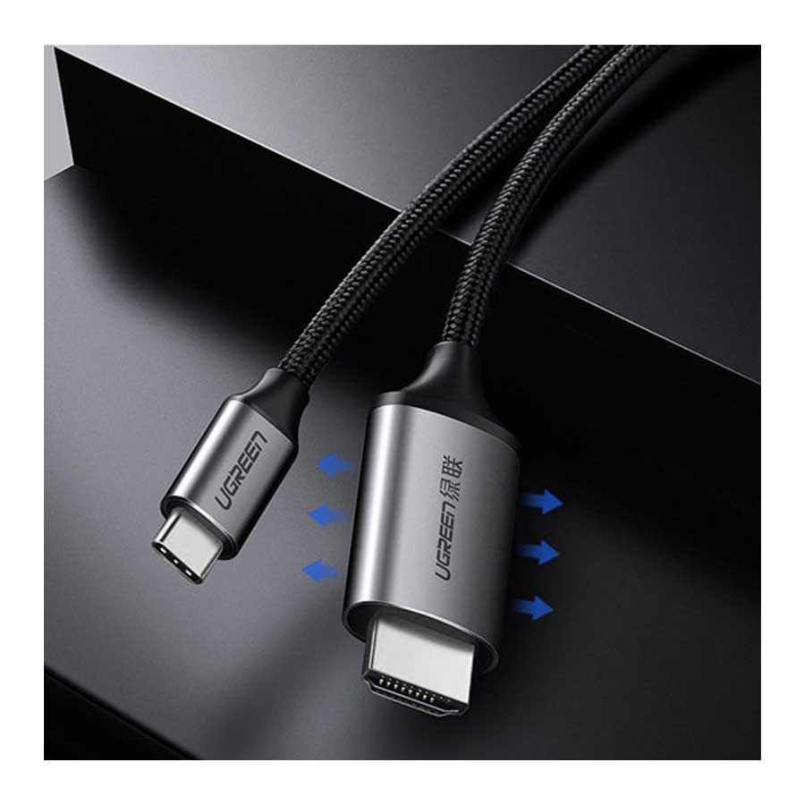 کابل 1.5 متری تبدیل USB-C به HDMI یوگرین مدل MM142