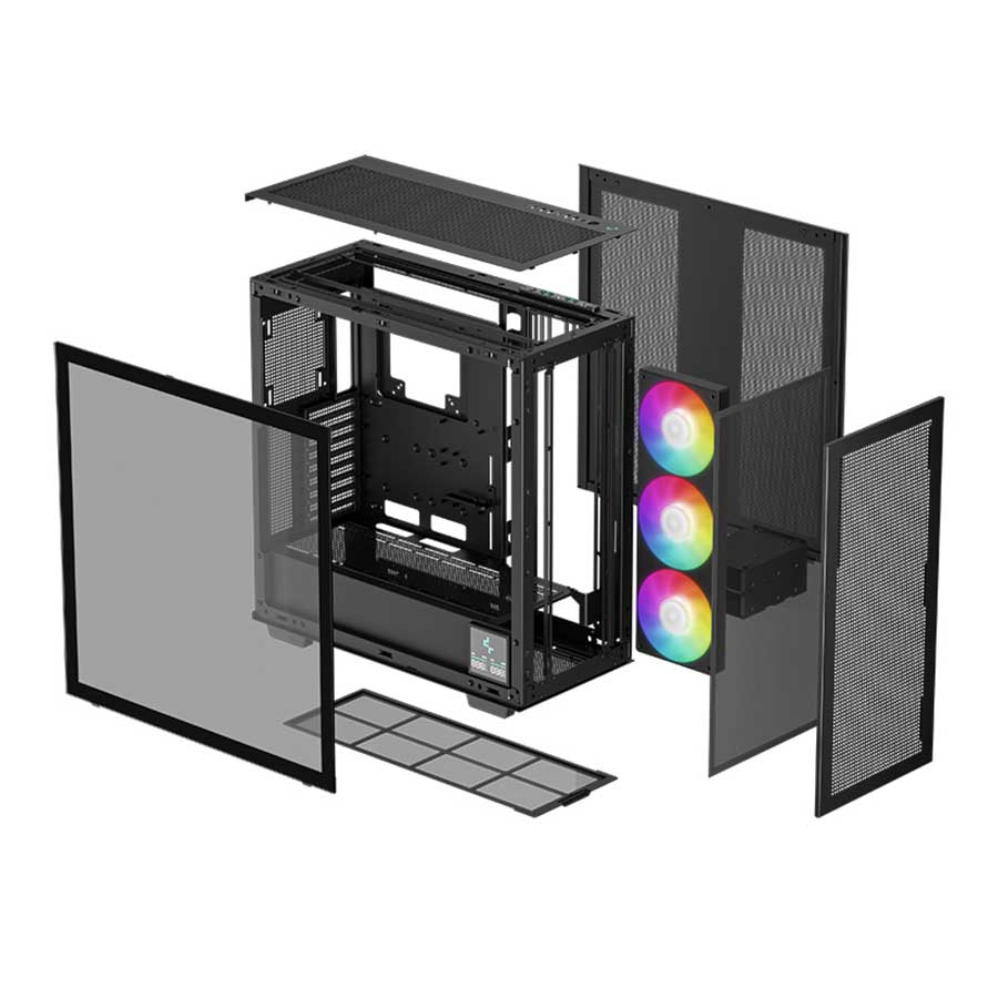 کیس کامپیوتر دیپ کول مدل MORPHEUS Black