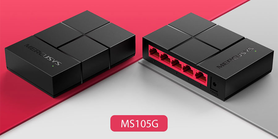 سوییچ 5 پورت گیگابیت مرکوسیس مدل MS105G