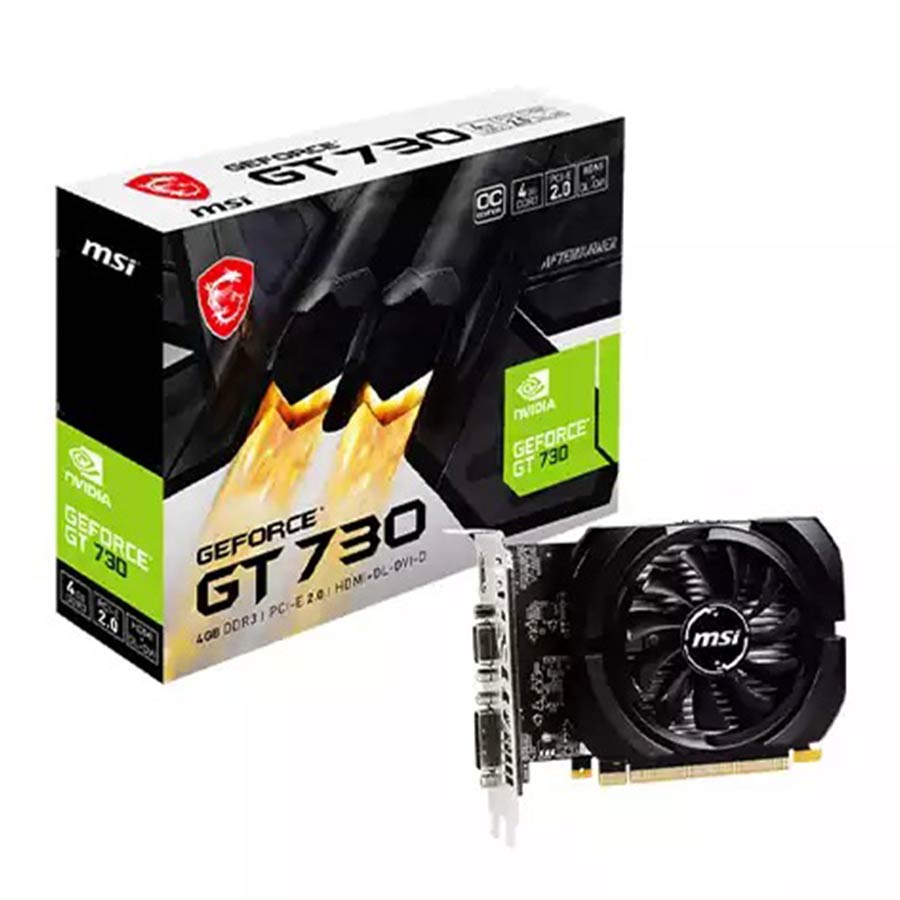 کارت گرافیک ام اس آی مدل GeForce GT 730 4GB DDR3 Black