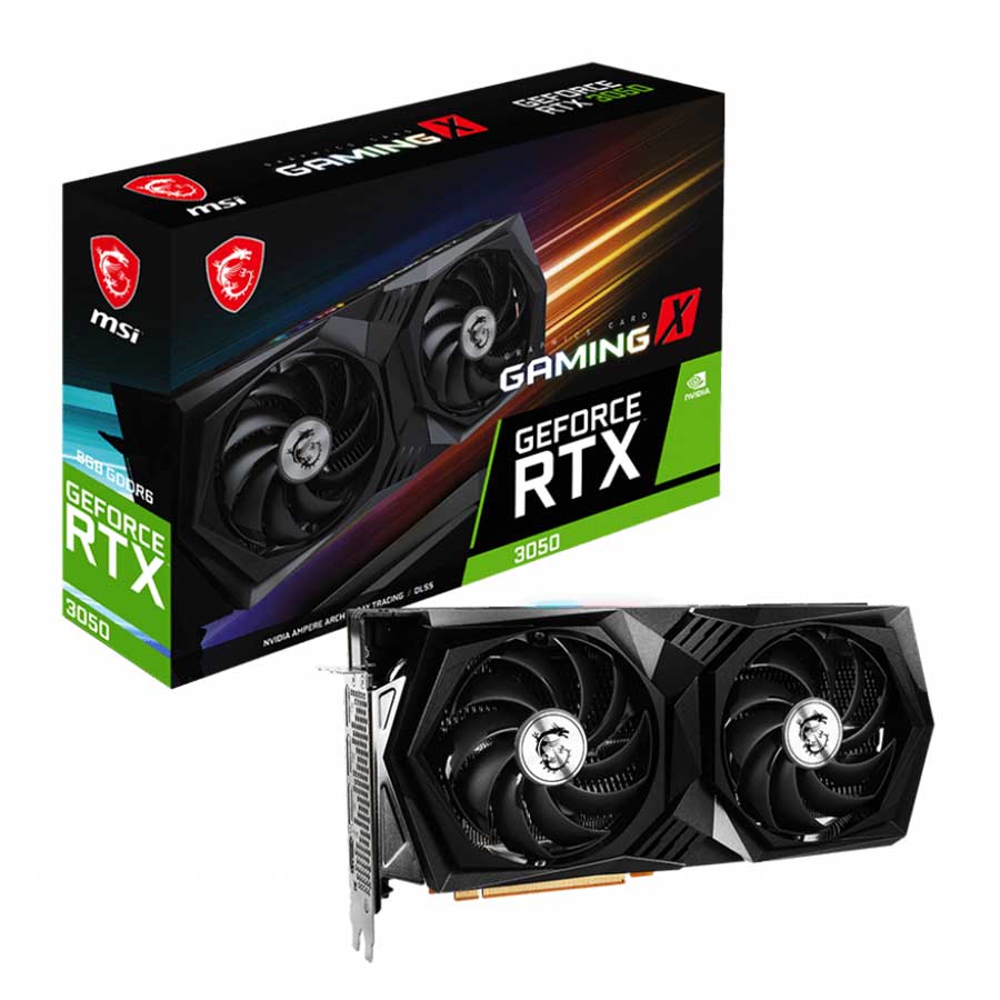 کارت گرافیک ام اس آی مدل GeForce RTX 3050 GAMING X 8G