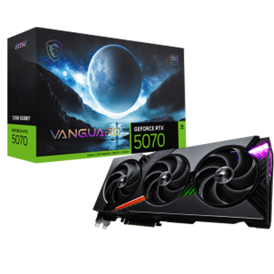 کارت گرافیک ام اس آی مدل GeForce RTX 5070 12G VANGUARD SOC