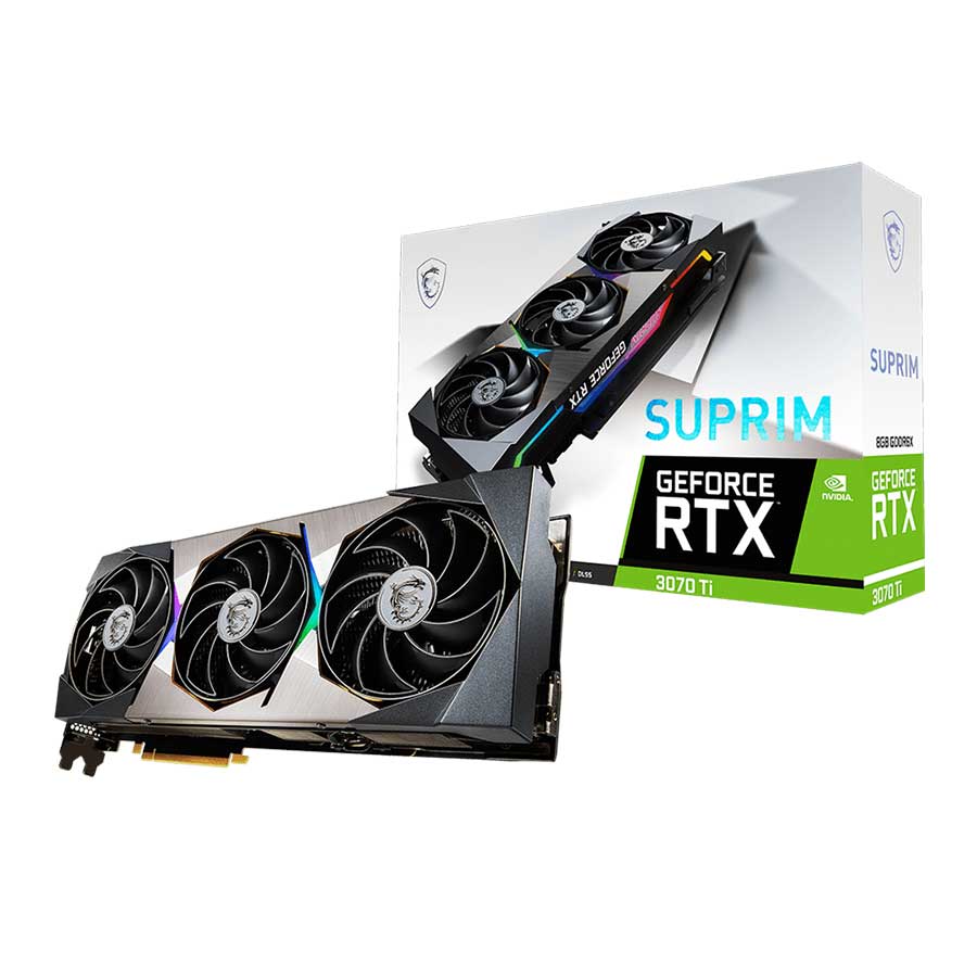 کارت گرافیک ام اس آی مدل GeForce RTX 3070 Ti SUPRIM 8G GDDR6X