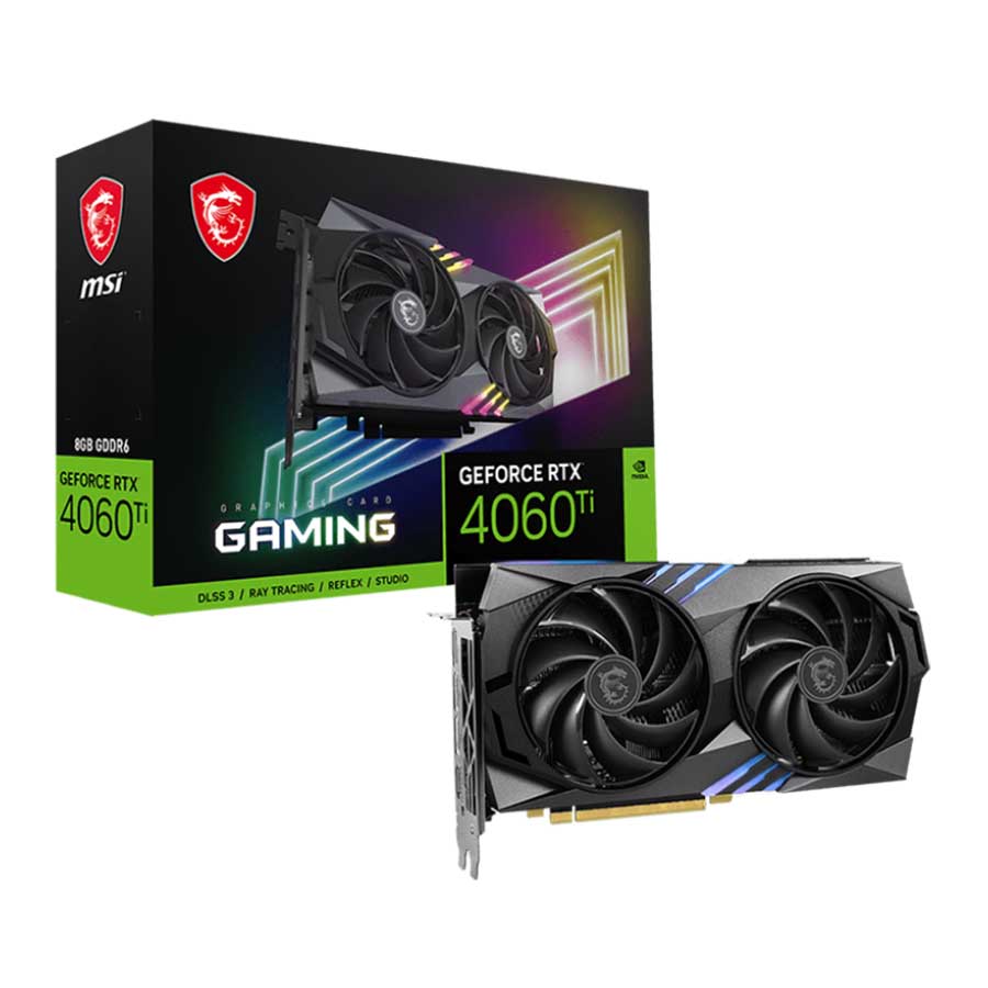 کارت گرافیک ام اس آی مدل GeForce RTX 4060 Ti GAMING 8G GDDR6