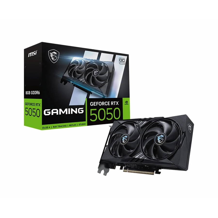 کارت گرافیک ام اس آی مدل GeForce RTX 5050 8G GAMING OC GDDR6