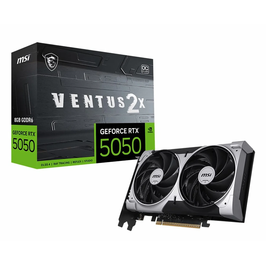 کارت گرافیک ام اس آی مدل GeForce RTX 5050 8G VENTUS 2X OC GDDR6