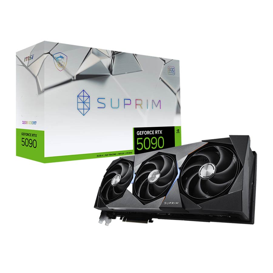 کارت گرافیک ام اس آی مدل GeForce RTX 5090 32G SUPRIM SOC GDDR7