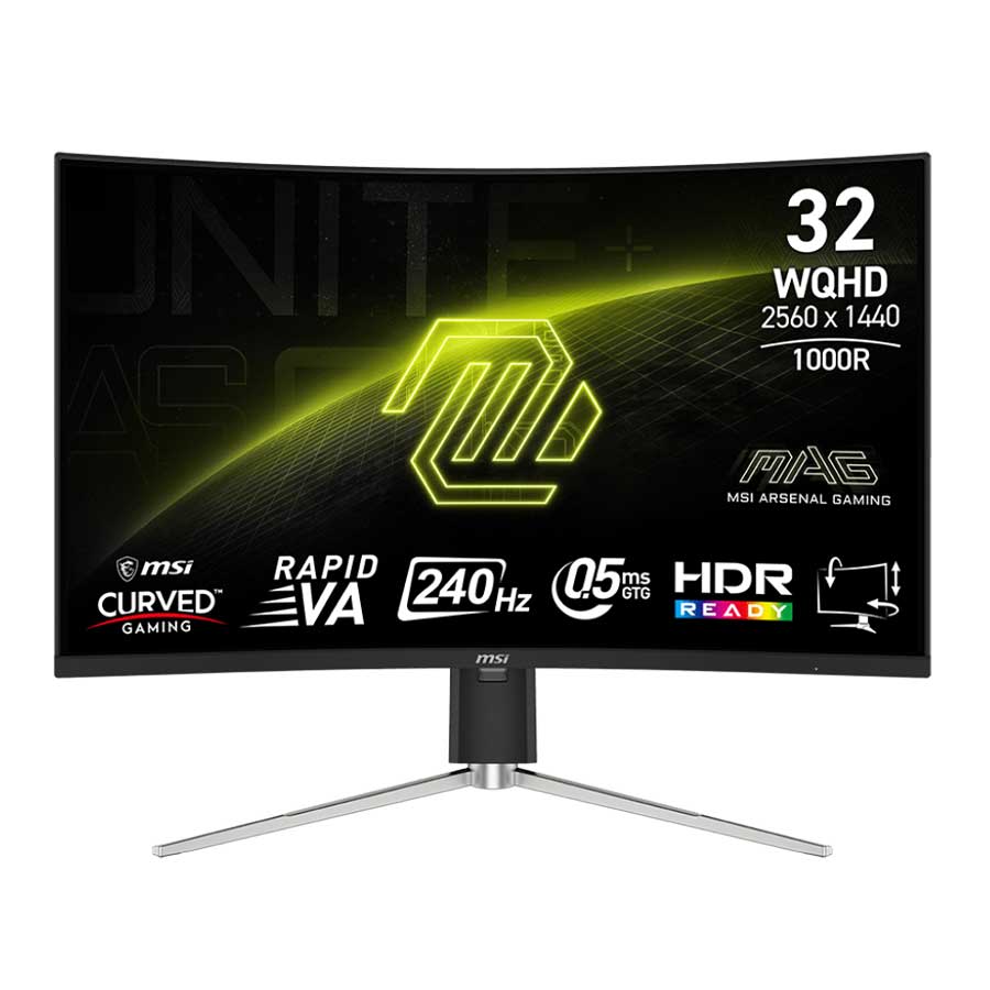 مانیتور خمیده گیمینگ 32 اینچ ام اس آی مدل MAG 325CQRXF E2