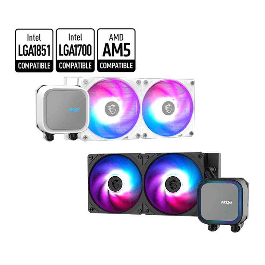 خنک کننده مایع پردازنده ام اس آی مدل MAG CORELIQUID A13 240 ARGB